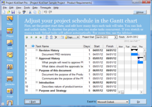 Project Risk Identification with Project KickStart and RiskyProject
