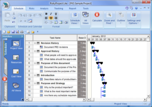 Project Risk Identification with Project KickStart and RiskyProject