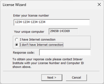 License Validation: Without Internet Connection