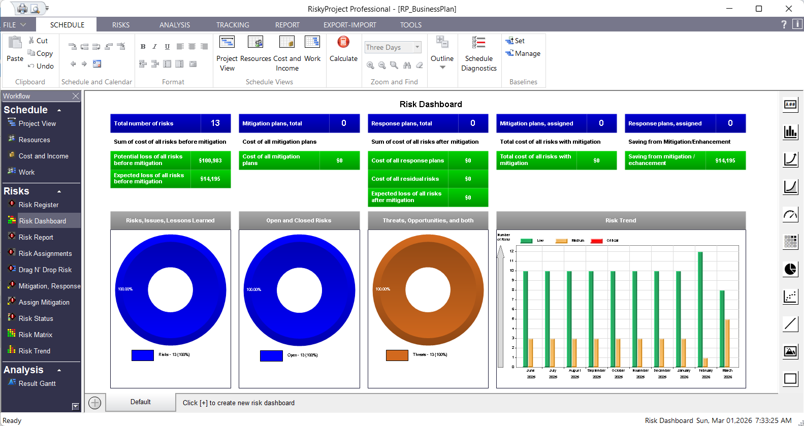 RiskyProject v8 New User Interface RiskyProject v8 New User Interface